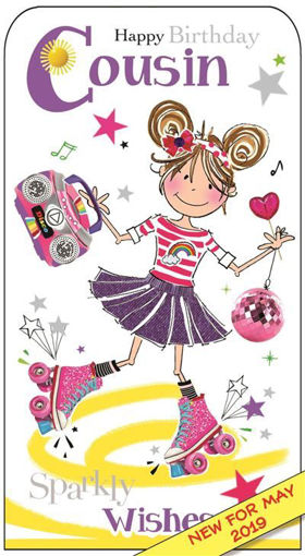 Picture of HAPPY BIRTHDAY COUSIN BIRTHDAY CARD